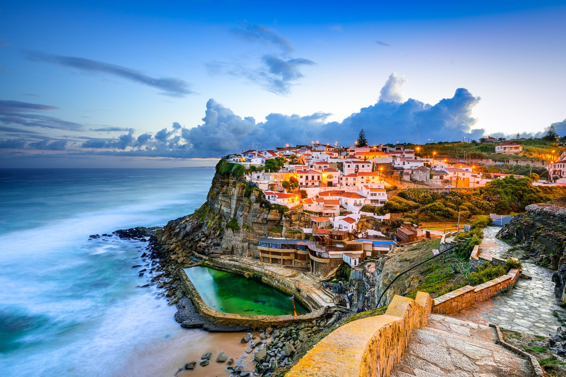 Seaside Town Sea Watering