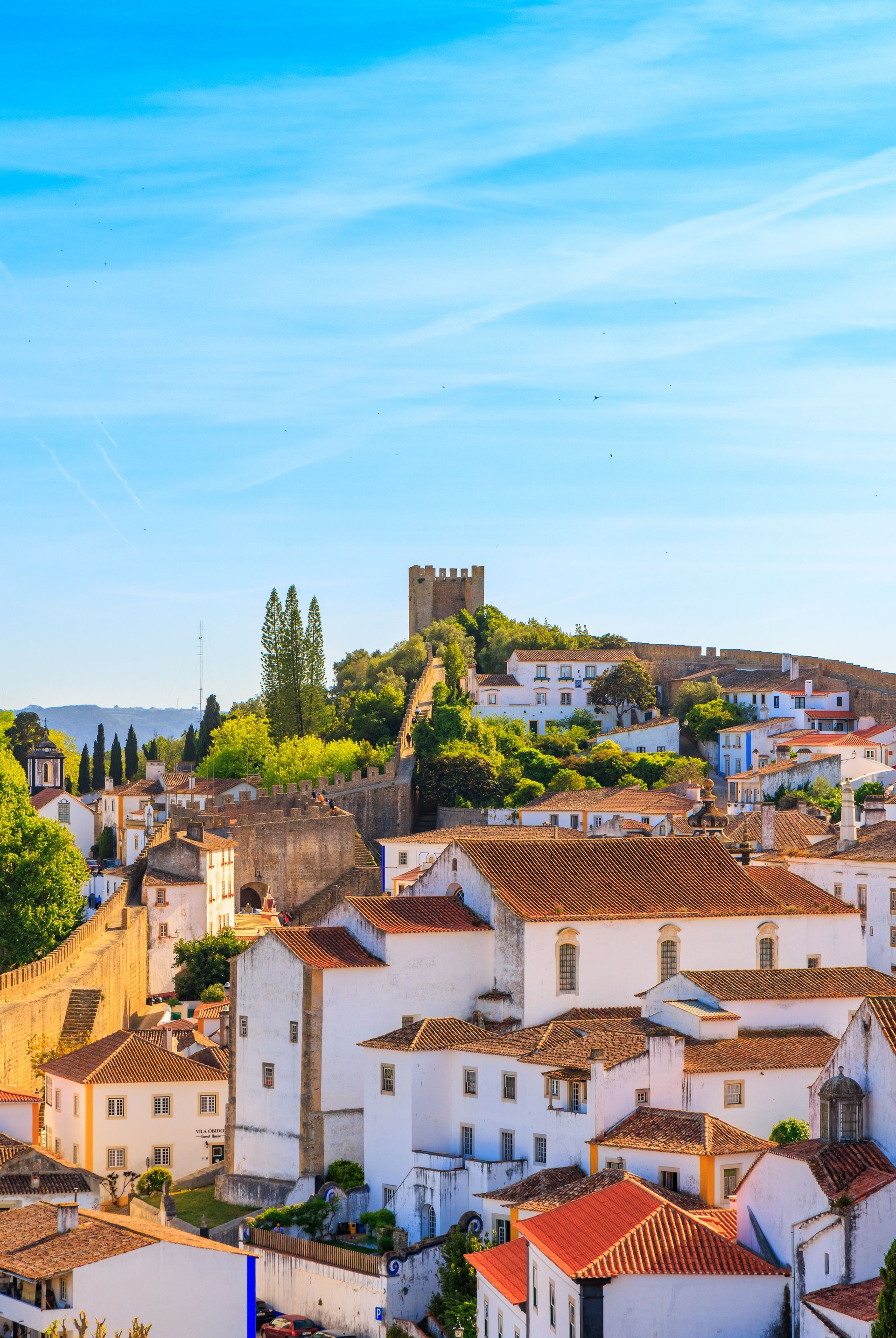 travel destination, tourism in Europa- Obidos, near Lisbon in Portugal